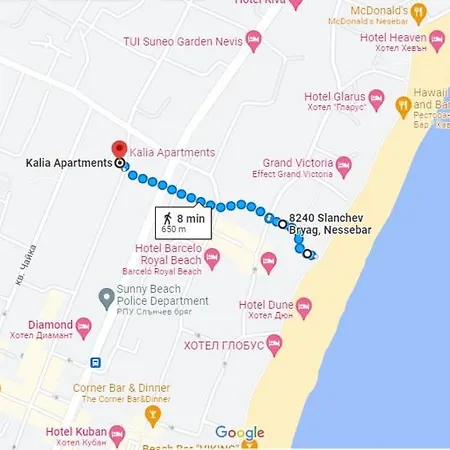 Kalia Sunny 2-zimmer+balkon Apartment *